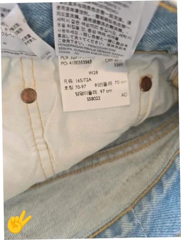 Short Levi's 501 W28 FR38 Bleu Femme Women SHO166b - photo numéro 6