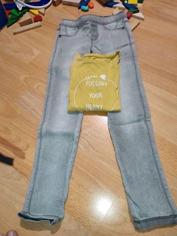 jean+ maillots ml fille 5 ans