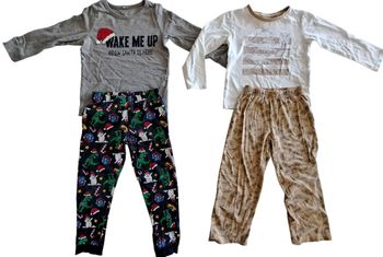 Lot de 2 pyjamas légers garçon 5 ans tachés-troués