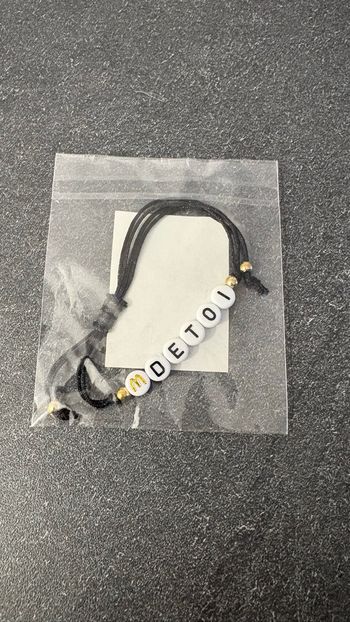 Bracelet ajustable McDo « M de toi »