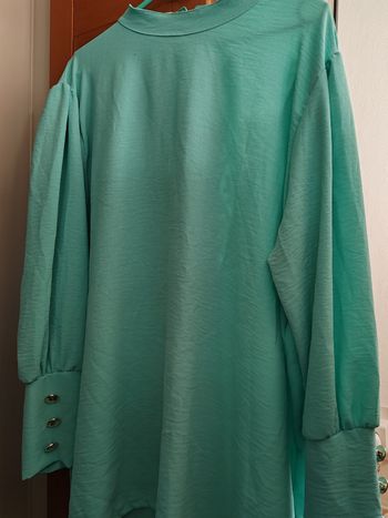 Robe/tunique vert d'eau taille unique