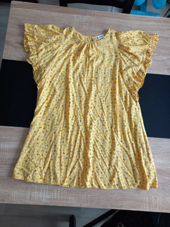 Robe d'été jaune TAO 10 ans - photo numéro 5