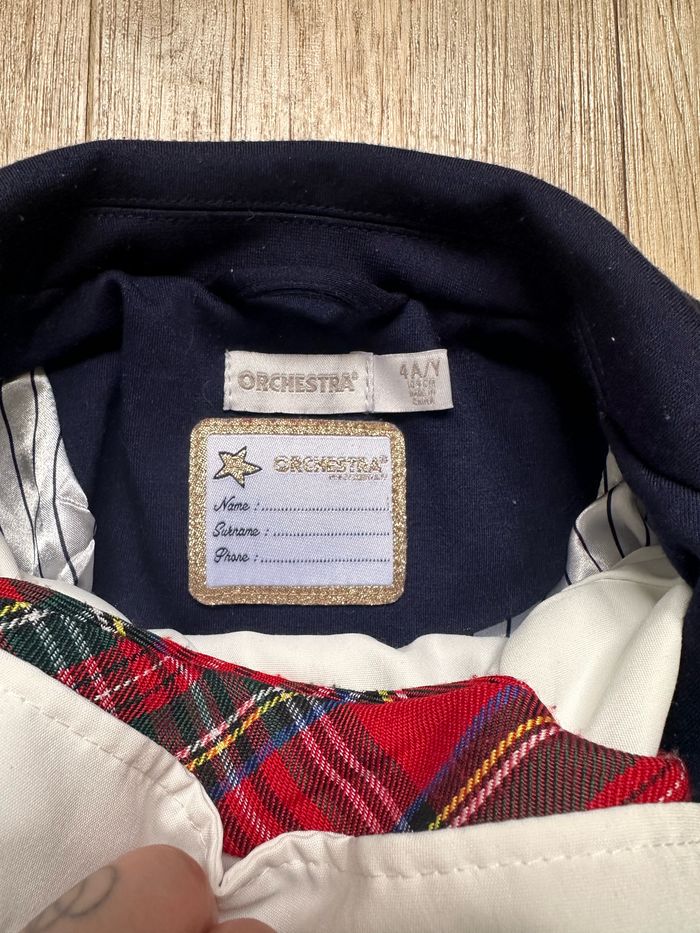 Ensemble écolière juste veste cravate orchestra 4 ans - photo numéro 4