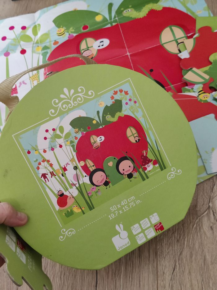 Puzzle dans valisette - Janod 24 pièces - 3-6 ans - photo numéro 6