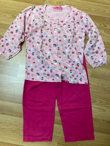 Pyjama manches longues coton