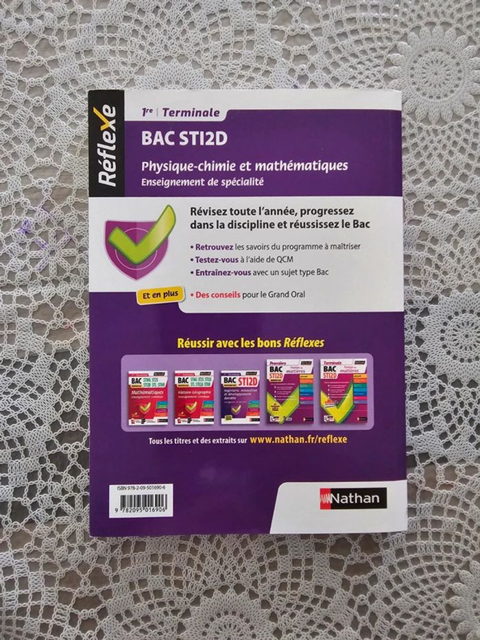 Livre révision physique mathématiques bac 1er et terminale STI2D - photo numéro 5