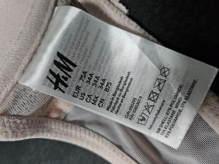 Soutiens-gorge H&M rose pâle - photo numéro 3