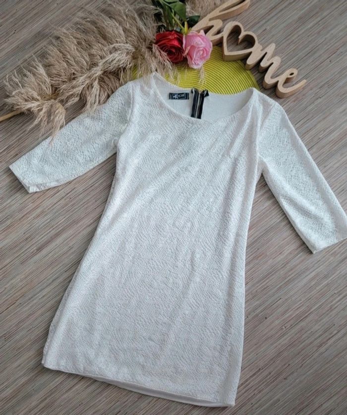 Robe blanche Taille 38 - photo numéro 2