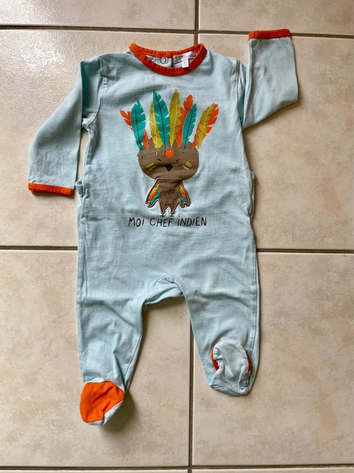 Lot de 5 pyjamas 9 mois mi-saison - photo numéro 2