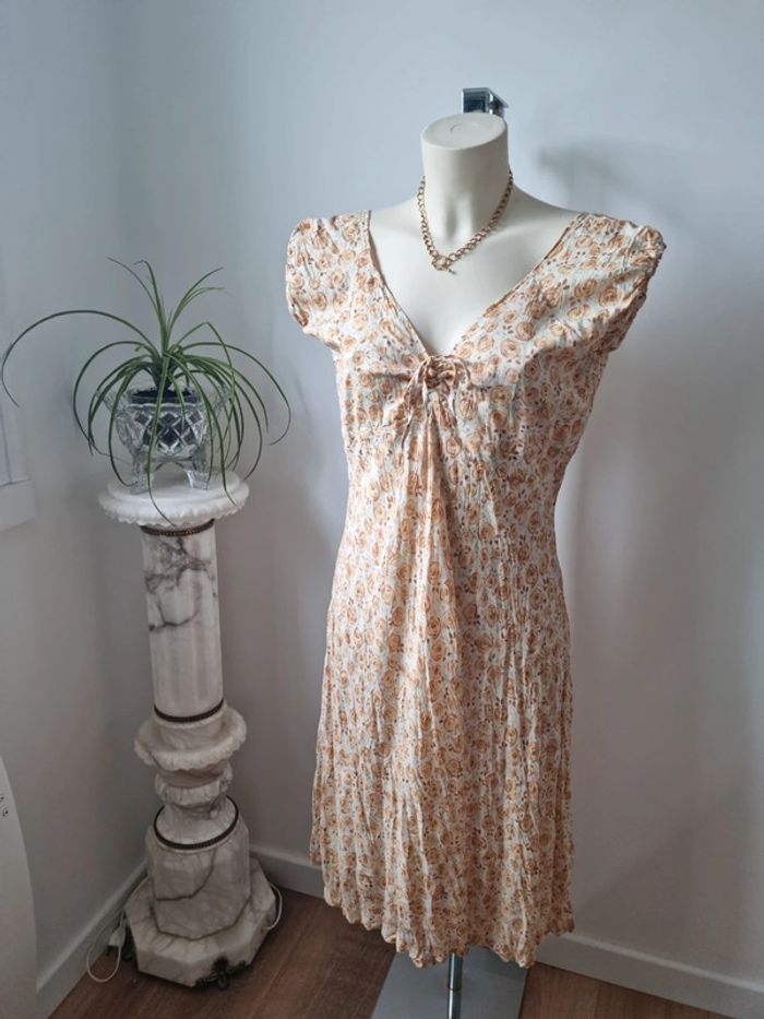 Robe longue fleurie Vintage année '80 - photo numéro 7