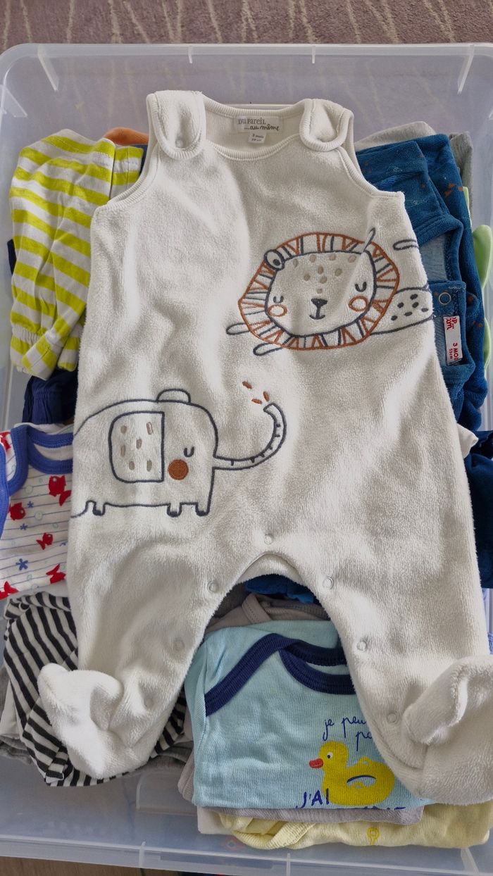 👶 Lot vêtements garçon 3 mois – +180 pièces – marques - photo numéro 2