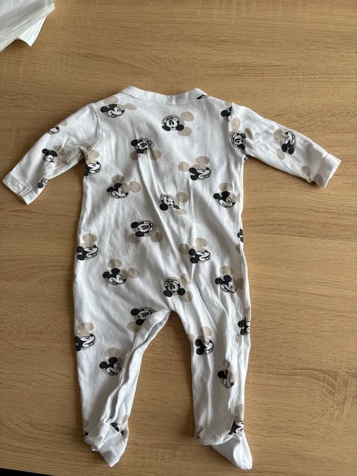 Pyjama léger Mickey Disney 56cm 3mois - photo numéro 2