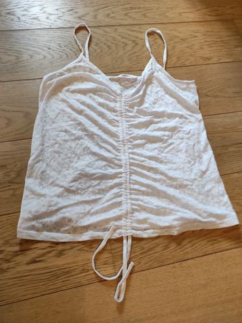 debardeur blanc transformation croc top