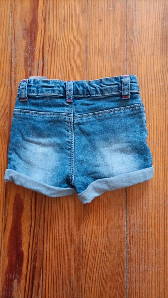 Short jean coeurs - photo numéro 2