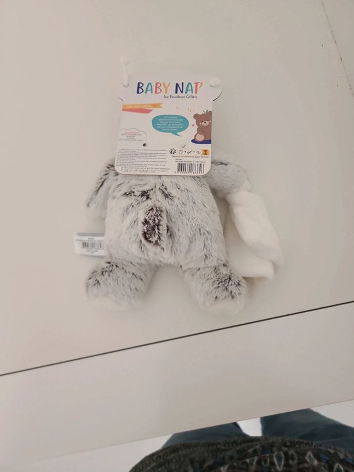 Doudou Neuf avec étiquette baby nat' - photo numéro 3