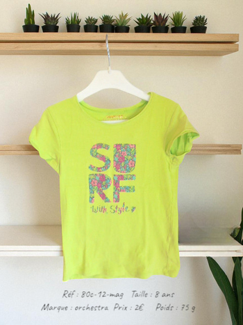 T-shirt 8 ans Orchestra (80c-12-mag)