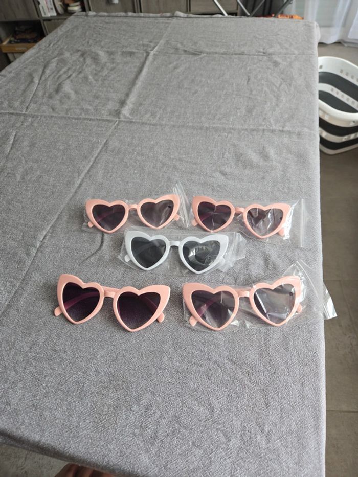 Lunettes de soleil coeur
