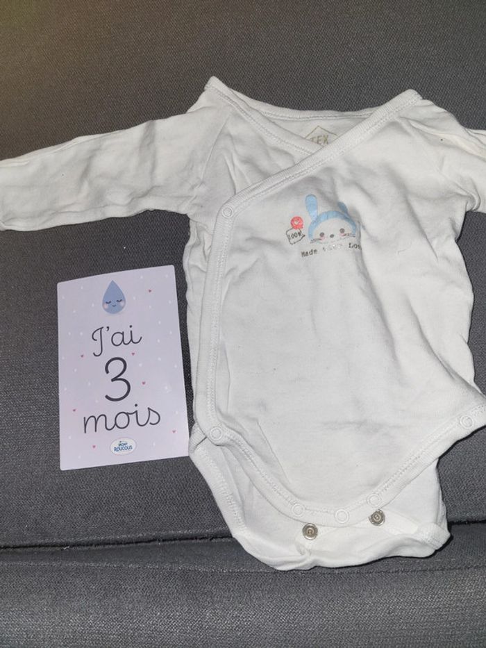 Lot 2 bodies TeX lapin - photo numéro 3