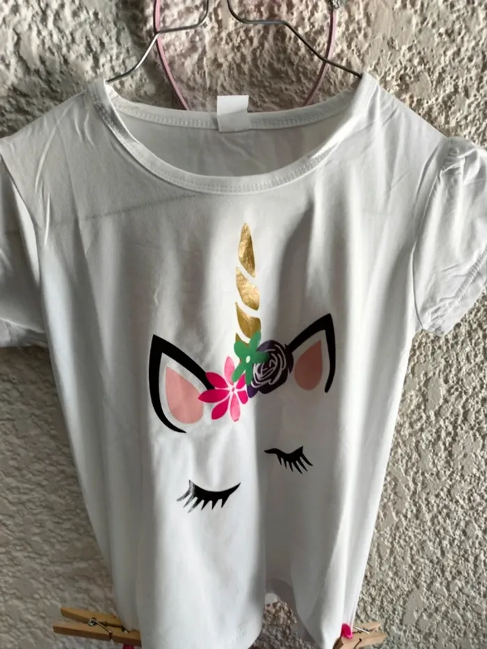 Déguisement t-shirt avec tutu licorne T 10 ans neuf. - photo numéro 10