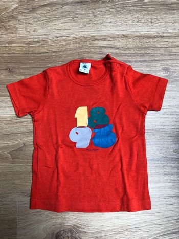 Tee shirt rouge 18M