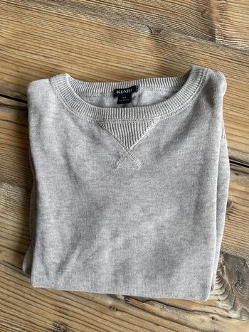 Petit pull léger basique gris kiabi 8 ans