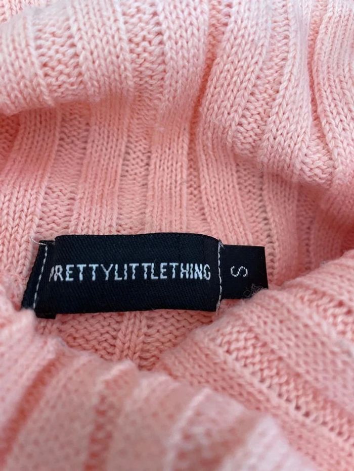 pull col roule PrettyLittleThing abricot taille M - photo numéro 2