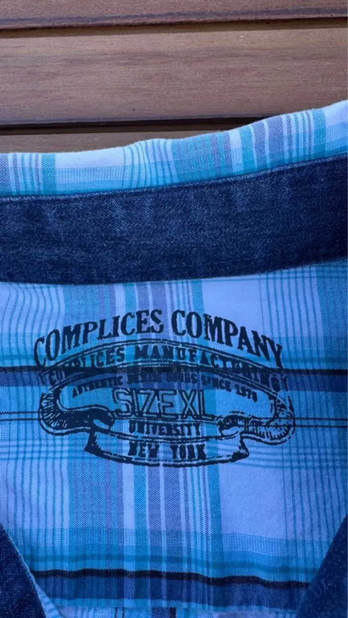 Chemise homme Complices Jeans – Taille XL - photo numéro 8