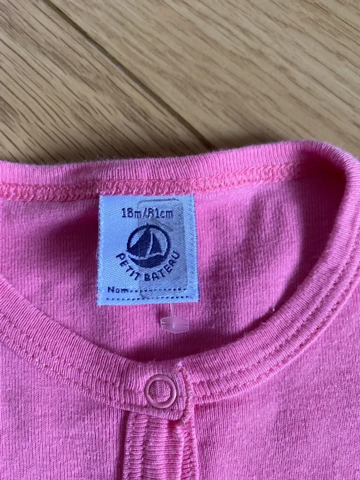 18 mois- t shirt gilet petit bateau manches longues - photo numéro 2