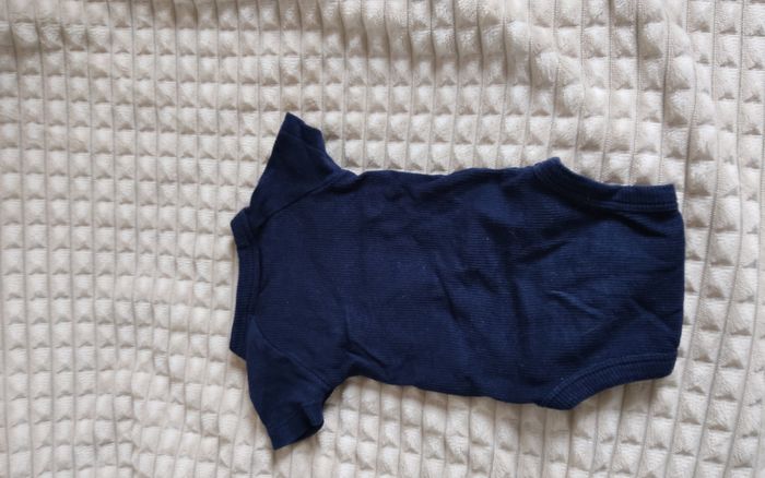 Body croisé bleu marine manche courte - photo numéro 2