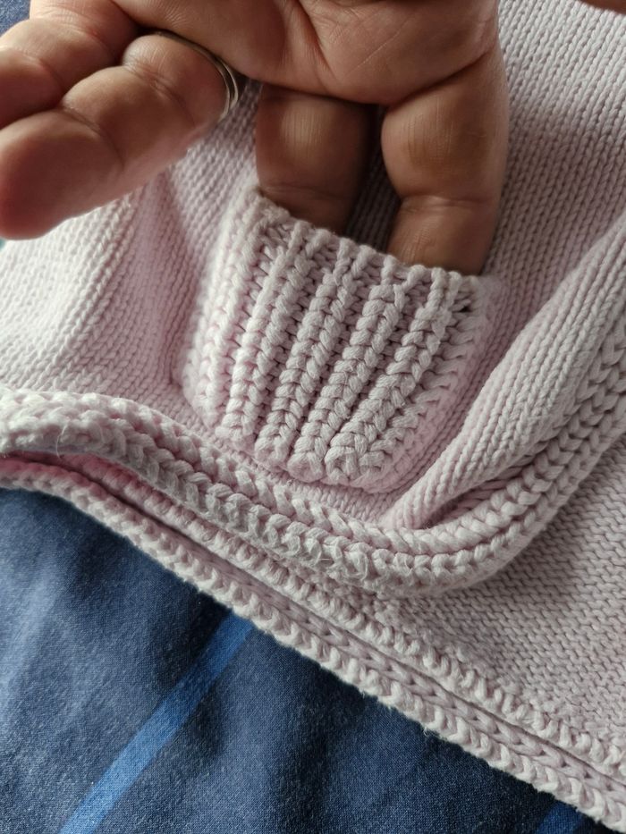 Beau gilet style boléro rose clair - photo numéro 7