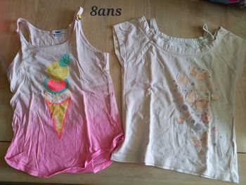 T-shirt bretelles 8ans