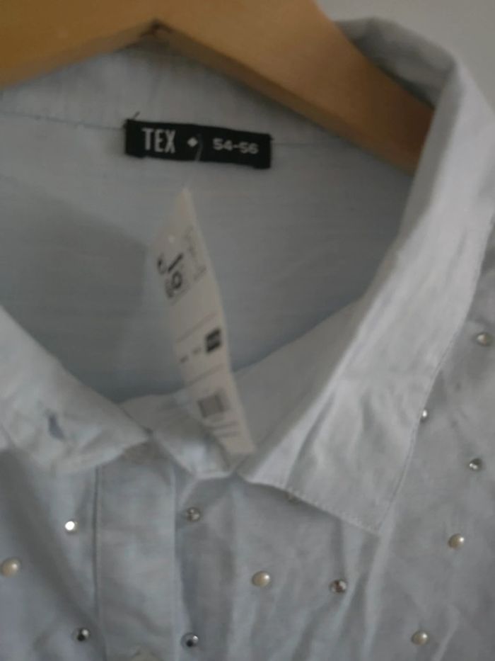 Chemise perlés grande taille neuve - photo numéro 2
