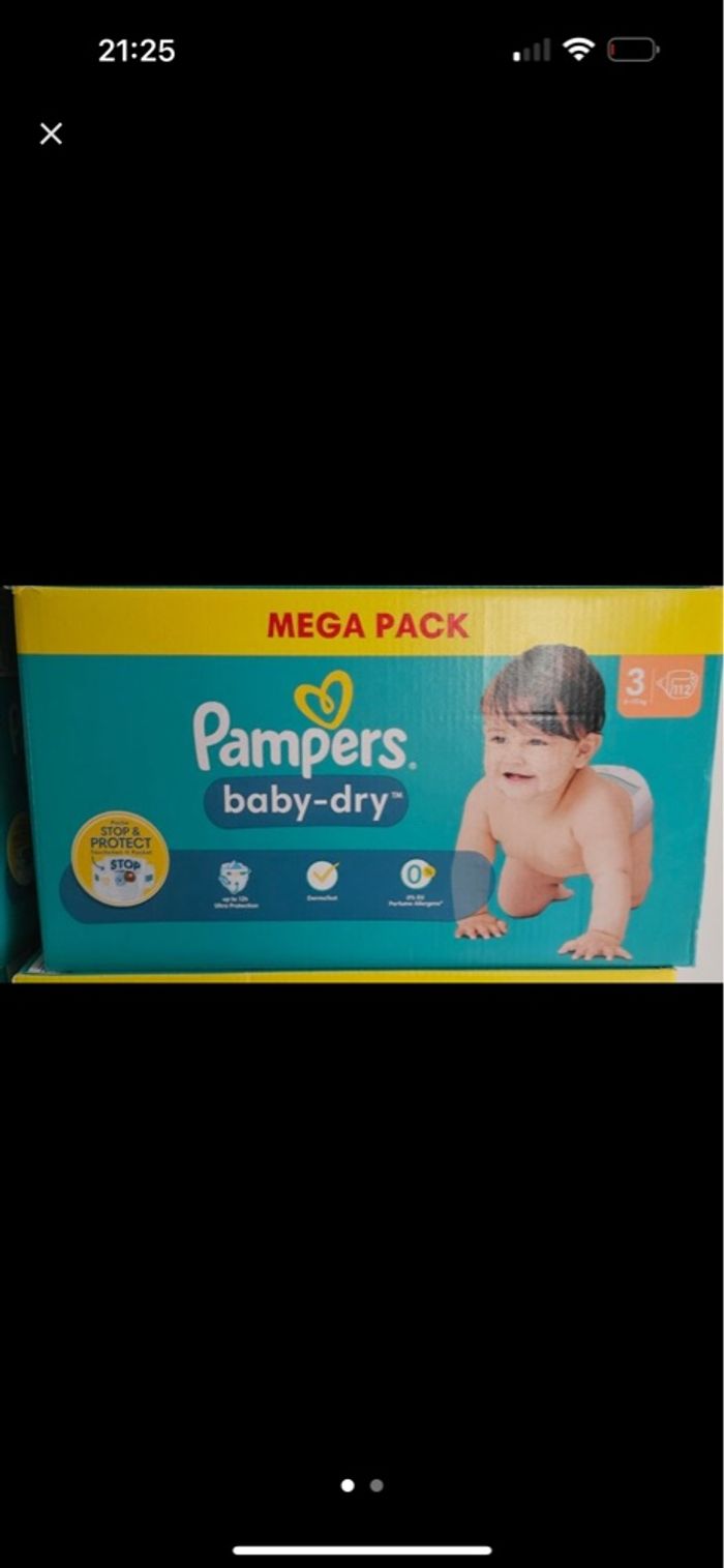 couche pampers taille 3 - photo numéro 2