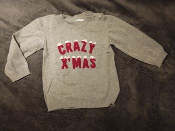 Pull garçon Noël 24 mois 