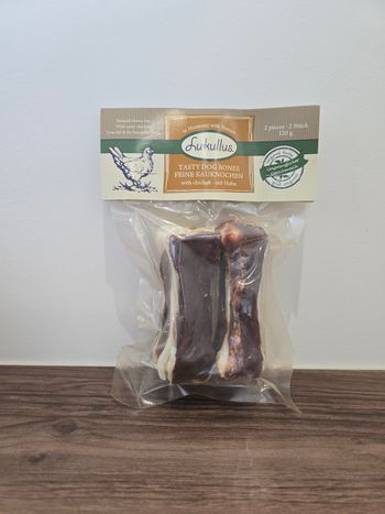 Lot 2 Os à mâcher Lukullus - Poulet (120g).