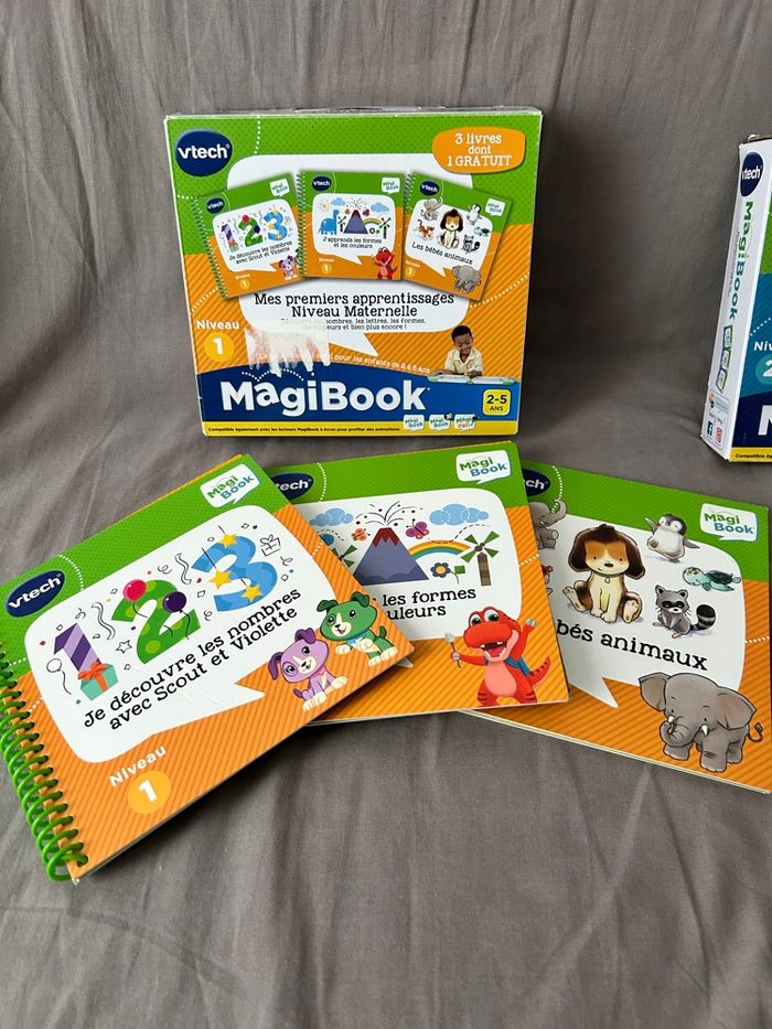 Lot magibook vert et bleu + 3 livrets - photo numéro 6