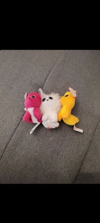 Lot de 3 petites peluches