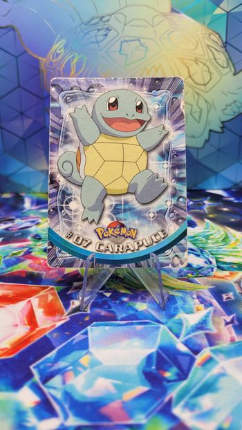 Carte Pokémon Topps n°07 Carapuce Series 1 FR