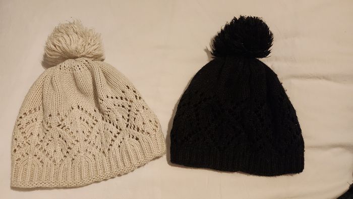 Lot de 2 bonnets