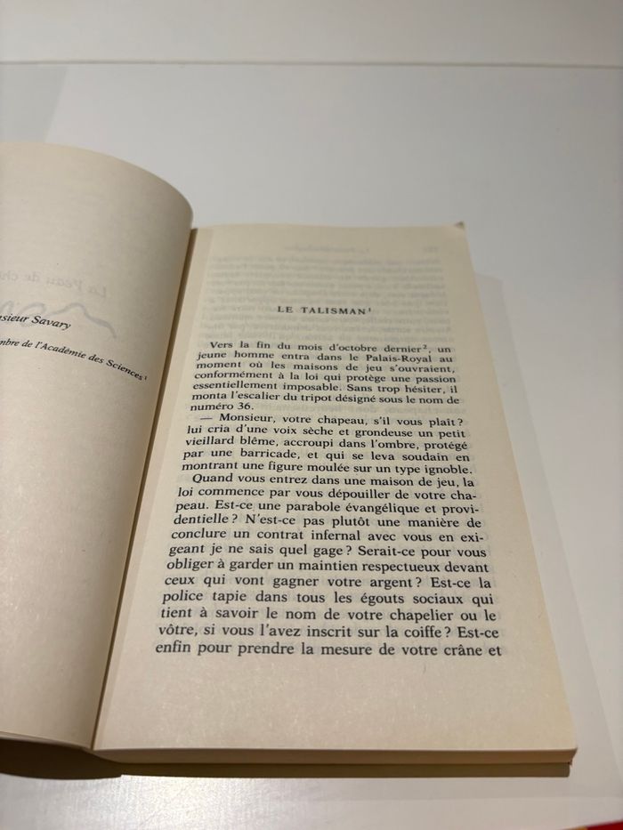 Livre « La peau de chagrin » de Balzac édition folio - photo numéro 3