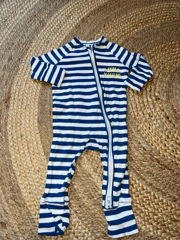 Pyjama coton évolutif 6 mois sans pied