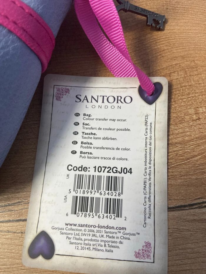 Sac santoro gorjuss violet et rose - photo numéro 7