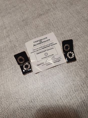 Collier triptyque Swarovski