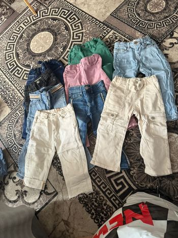 Lots de pantalons fille