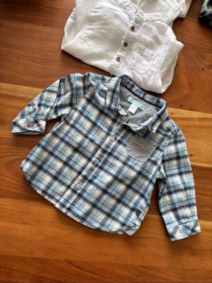 Lot chemise 6 mois - photo numéro 2