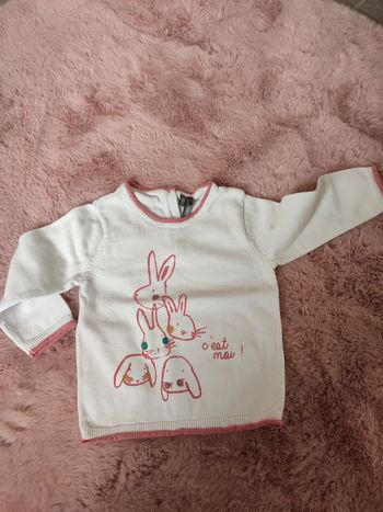 Pull col rond 12 mois