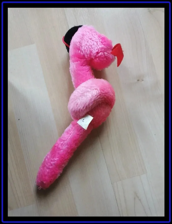 Peluche serpent rose - photo numéro 3