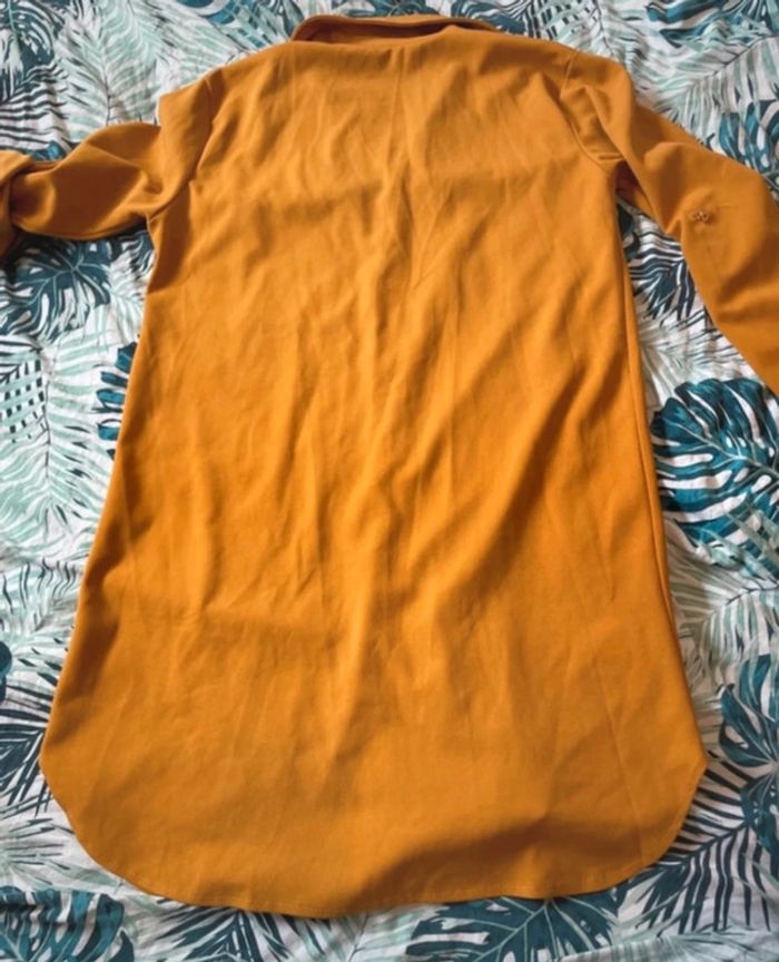 Veste chemise taille 38 couleur moutarde - photo numéro 8
