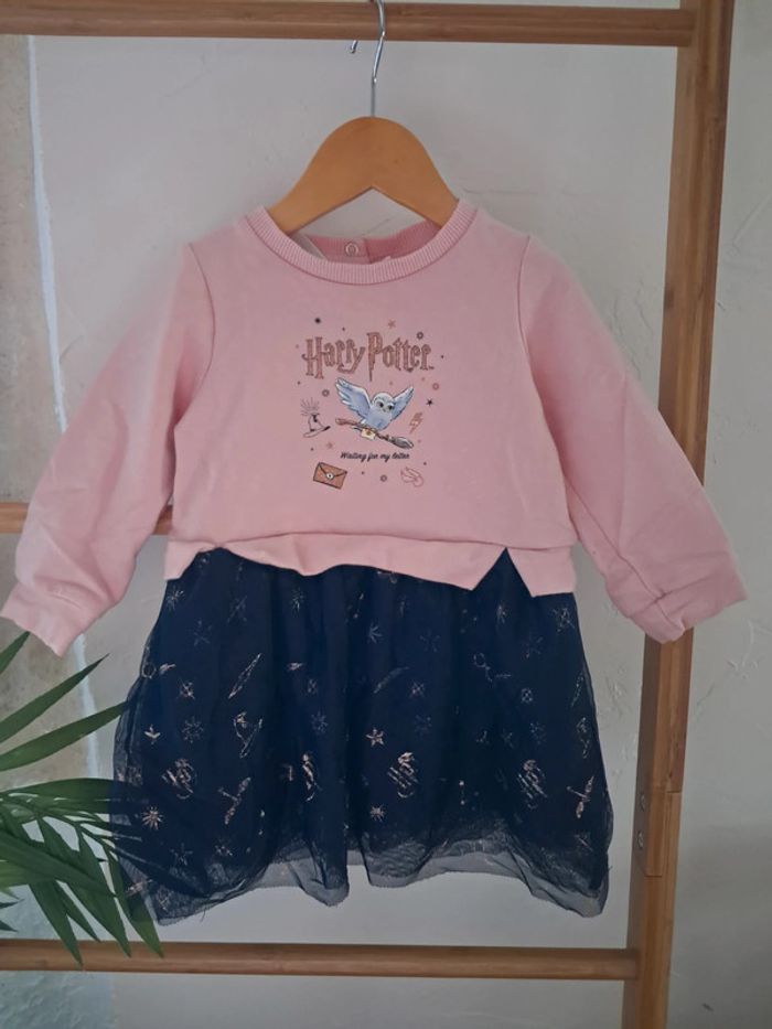 Robe sweat et tulle harry potter 18m très bon état