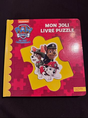 Mon Joli Livre Puzzle Pat Patrouille (grand format)